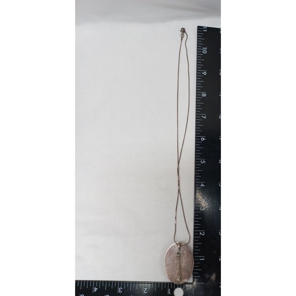 Bruce Wood Navajo Paua Shell Pendant Brooch Combo Sterling - Picture 7 of 7